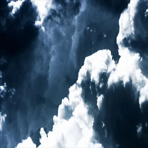 Lightning In Thunderclouds Video stock 69579669