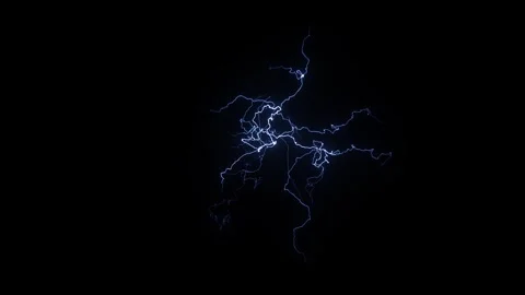 Lightning Thunderstorm Animation  for Easy Compositing Stock Footage 333028639