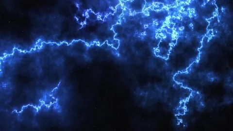 Lightning trail energy fantasy futuristic Stock Footage