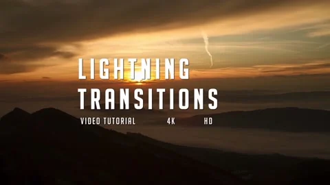 Lightning Transitions Pack Stock After Effects