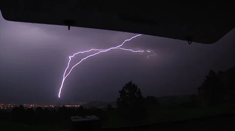 Lightning Triggered Lightning Stock Footage 54720709