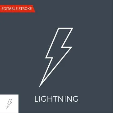 Lightning Vector Icon Stock Illustration