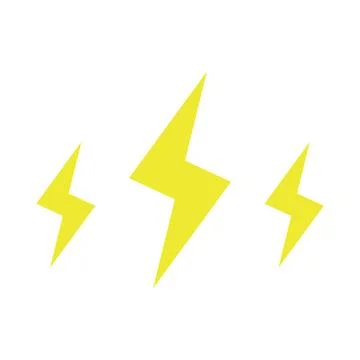 Lightning, vector. Stock Illustration