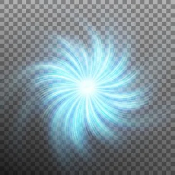 Lightning vortex effect background with shiny spiral star. EPS 10 vector Stock Illustration