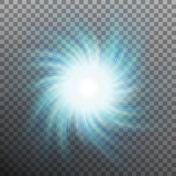 Lightning vortex effect with transparency. EPS 10 vector Stock Illustration