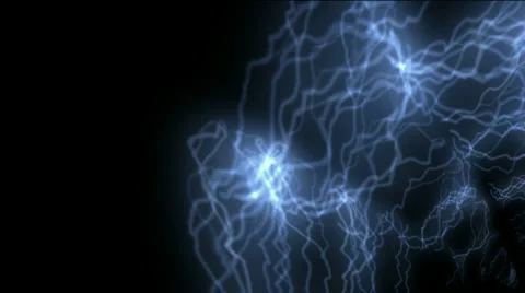 Lightning,power electromagnetic energy.particle,Design,pattern,symbol,dream Stock Footage 946156