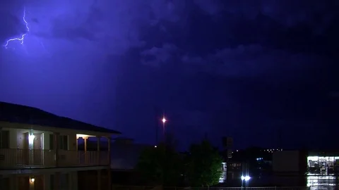 Lightnings and flashes - city - stroboscopic Stock Footage 79983441