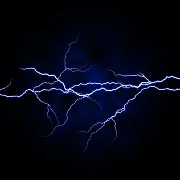 Lightnings Stock Illustration