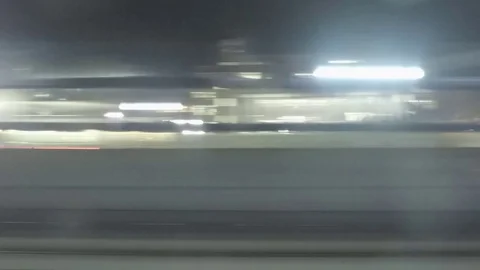 Lightrail Train Passenger Seat View 4K Timelapse Stock Footage 83798806