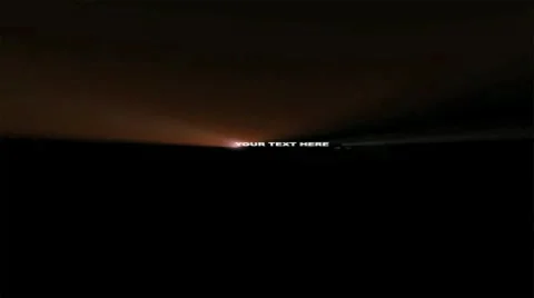 Lightrays n textzoom  After Effects	Stock
