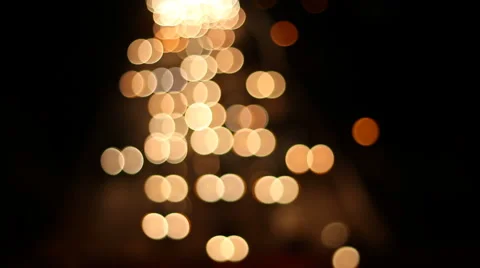 Lights 09 - Traffic out of focus Stock Footage 5162762
