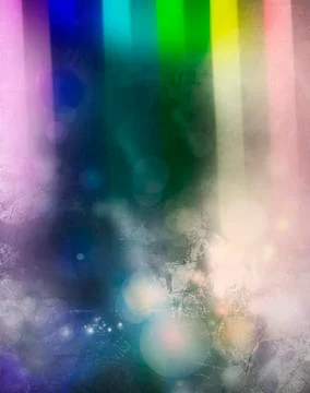 Lights on abstract rainbow texture Stock Illustration