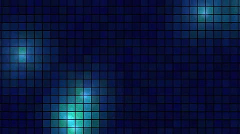 Lights Across Tiled Background - Loop Blue Stock Footage 46013381
