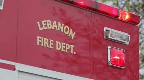 Lights on Ambulance Video stock 11180473