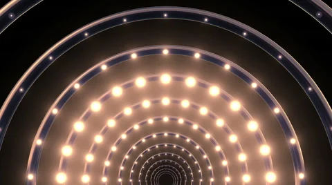 Lights and Blue Rings 01 Stock Footage 45187540
