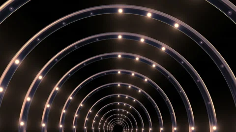 Lights and Blue Rings 06 Stock Footage 45187546