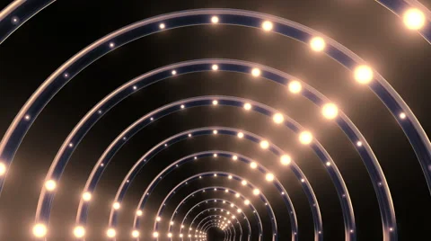 Lights and Blue Rings 07 Stock Footage 45187550