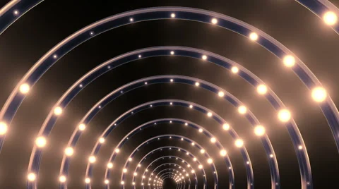 Lights and Blue Rings 08 Stock Footage 45187559