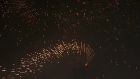 Lights and fireworks Stock Footage 120572068