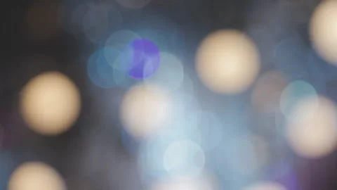 Lights and lanterns in the night. Bokeh, Gold, orange bokeh string light ba.. Stock Footage 277096983