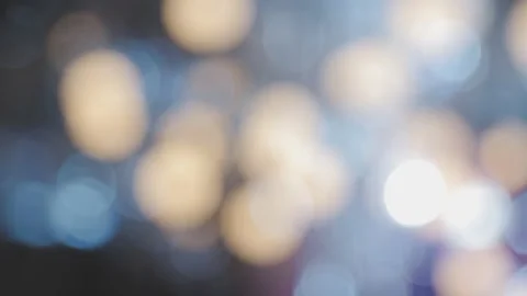 Lights and lanterns in the night. Bokeh, Gold, orange bokeh string light ba.. Stock Footage 277097040