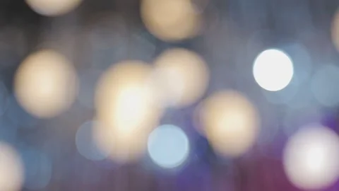 Lights and lanterns in the night. Bokeh, Gold, orange bokeh string light ba.. Stock Footage 277097042