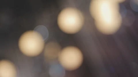Lights and lanterns in the night. Bokeh, Gold, orange bokeh string light ba.. Stock Footage 277097053