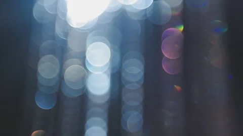 Lights and lanterns in the night. Bokeh, Gold, orange bokeh string light ba.. Stock Footage 277098192