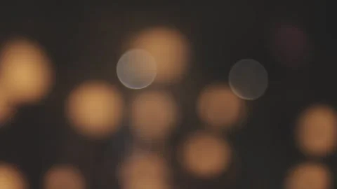 Lights and lanterns in the night. Bokeh, Gold, orange bokeh string light ba.. Stock Footage 277098204
