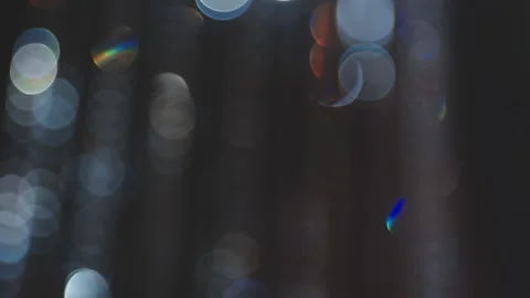 Lights and lanterns in the night. Bokeh, Gold, orange bokeh string light ba.. Stock Footage 277098209