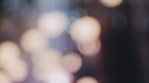 Lights and lanterns in the night. Bokeh, Gold, orange bokeh string light ba.. Stock Footage 277132228
