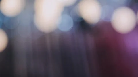 Lights and lanterns in the night. Bokeh, Gold, orange bokeh string light ba.. Stock Footage 277132258