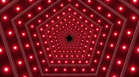 Lights and Pentagons 01 Stock Footage 45090528