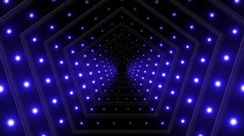 Lights and Pentagons 04 Stock Footage 45090610