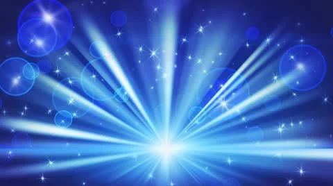 Lights and shining stars blue loop bacground Stock Footage 10686271