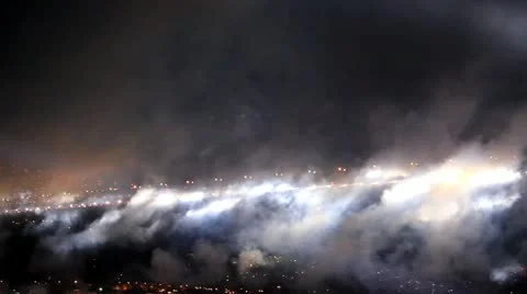 LIGHTS AND SMOKE Stock Footage 12462245