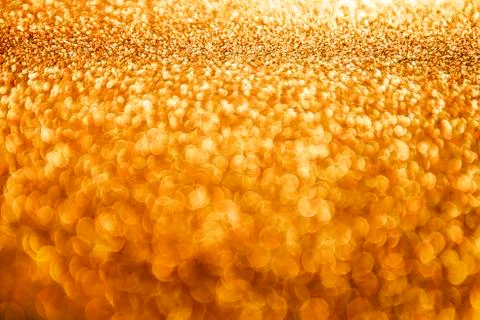 Lights Background, Abstract Blur Light, Golden Glow Lighting Bokeh Stock Photos