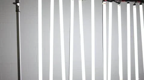 Lights - background plate, behind the scenes on model, band music, &amp; video shoot Stock Footage 12586422