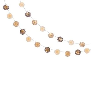 Lights ball garland corner frame for Birthday or Christmas decoration. Fest.. Stock Illustration