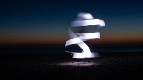 Lights from below 스톡 일러스트
