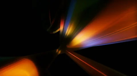 Lights bend space Stock Footage 55274465