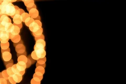 Lights on black background Stock Photos