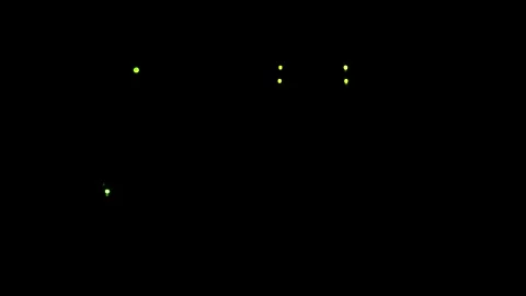 Lights blinking in the dark in a server room Stock Footage 200183081