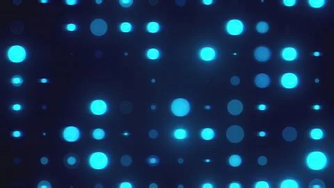 Lights on a blue background with dots Stockillustratie