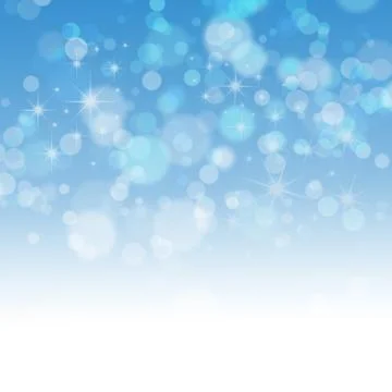 Lights on blue background Illustrazione stock