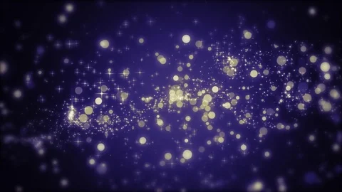 Lights blue bokeh background. Elegant gold abstract. Disco background with ci Video stock 82453065