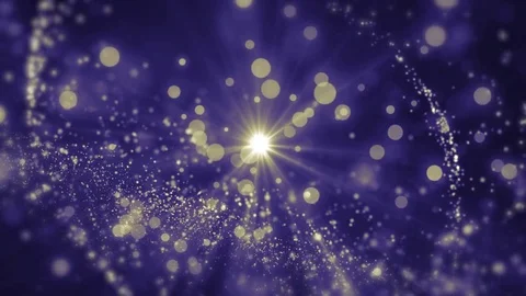 Lights blue bokeh background. Elegant gold abstract. Disco background with ci Видео 82483411