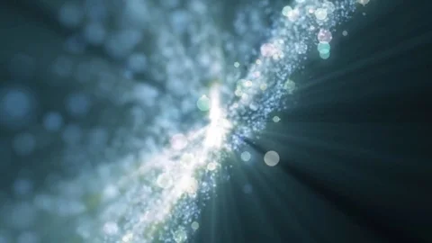 Lights blue bokeh background. Elegant gold abstract. Disco background with ci 動画素材 82493121