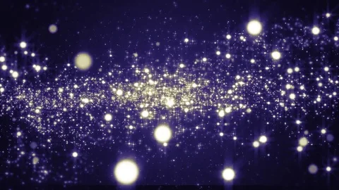 Lights blue bokeh background. Elegant gold abstract. Disco background with ci 動画素材 82502662