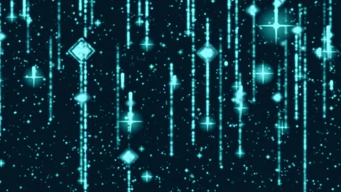 Lights blue bokeh background. Elegant blue abstract. Disco background with circl Stock Footage 259817036